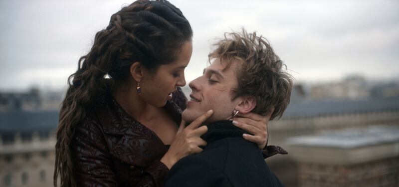 
Lyna Khoudri and Benjamin Voisin in Carême, Apple TV+