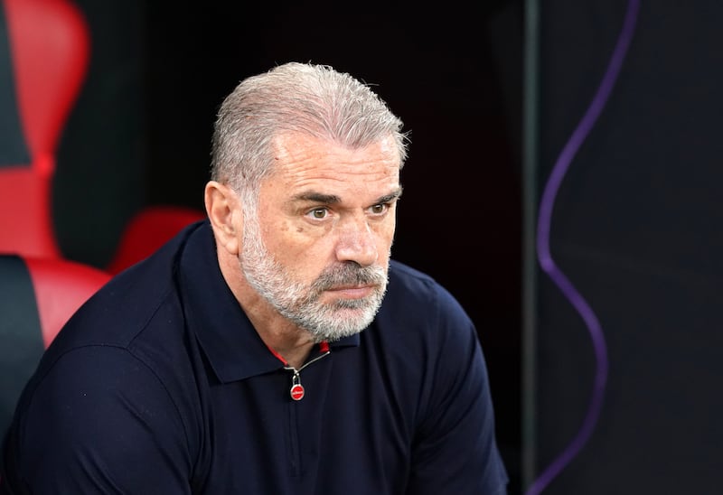 Tottenham Hotspur manager Ange Postecoglou. Photograph: Adam Davy/PA